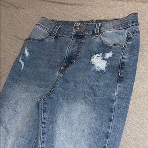 No Boundaries Blue Distressed Jeans